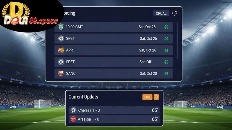 Các giải đấu phổ biến được cập nhật tại lịch thi đấu bóng đá Dola88