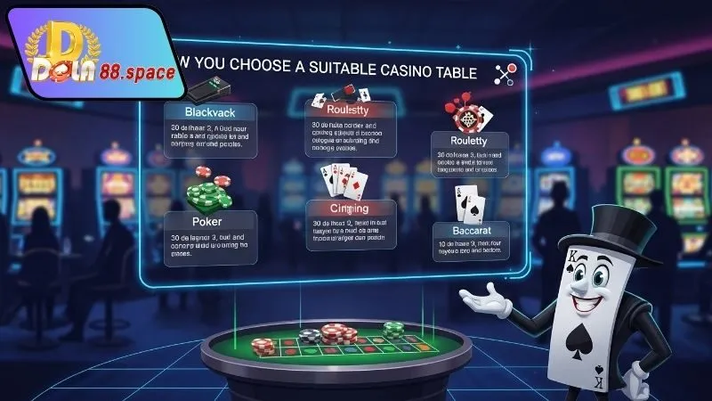 Cách chọn phòng chơi và kinh nghiệm bàn cược casino