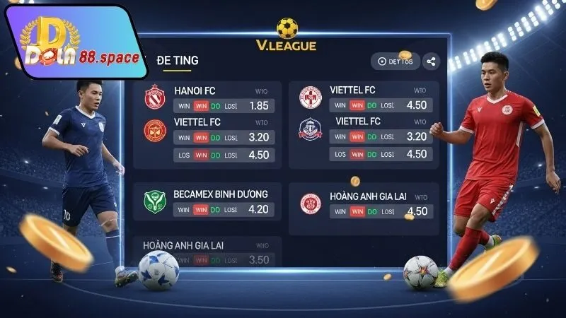 Tổng quan về giải V League và cá cược bóng đá